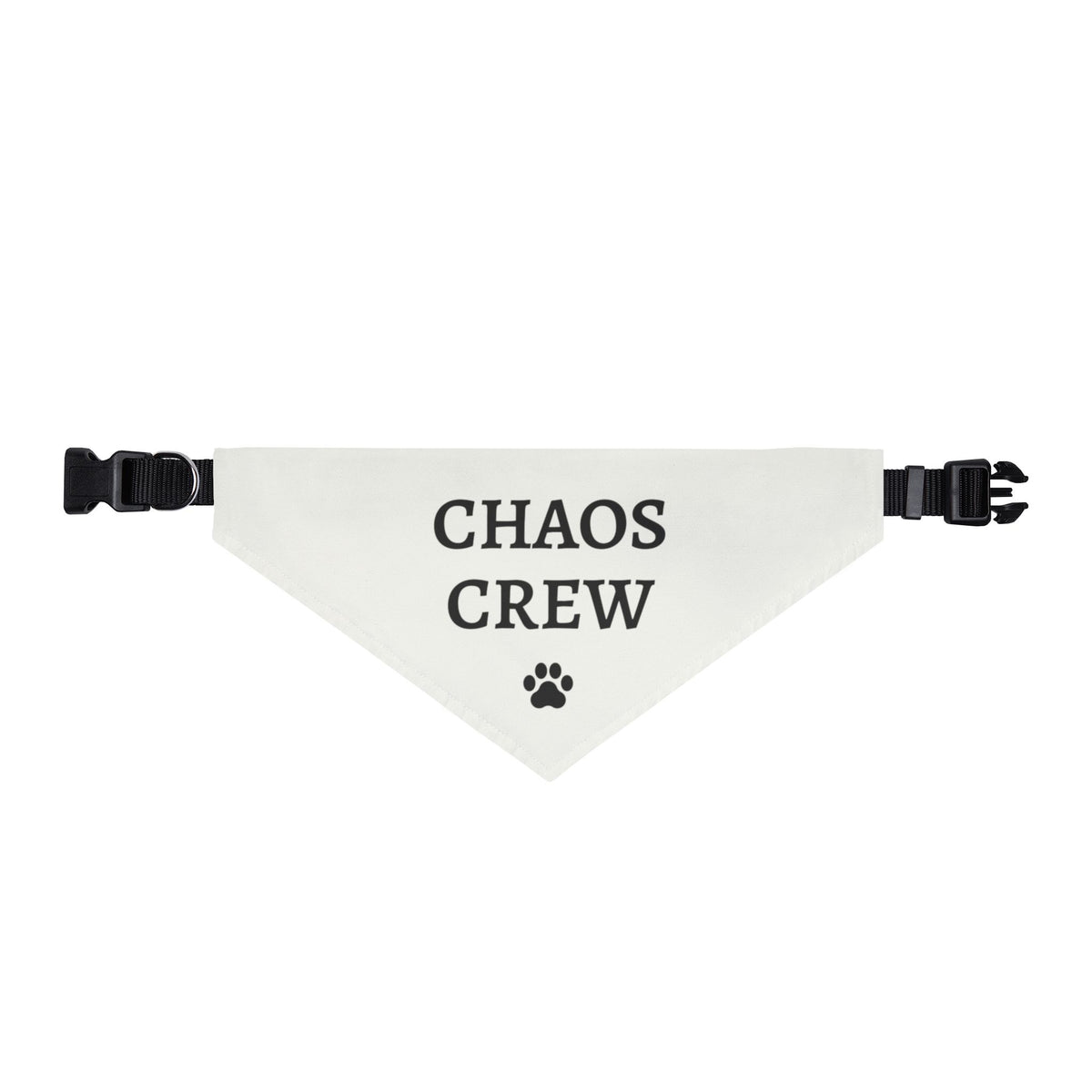 The "Chaos Crew" Clip-on Pet Bandana