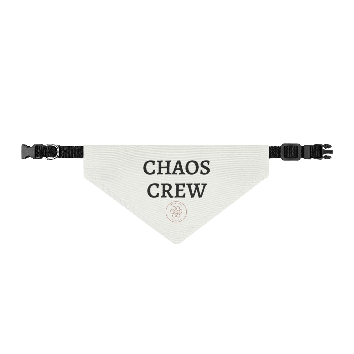 The "Chaos Crew" Clip-on Pet Bandana