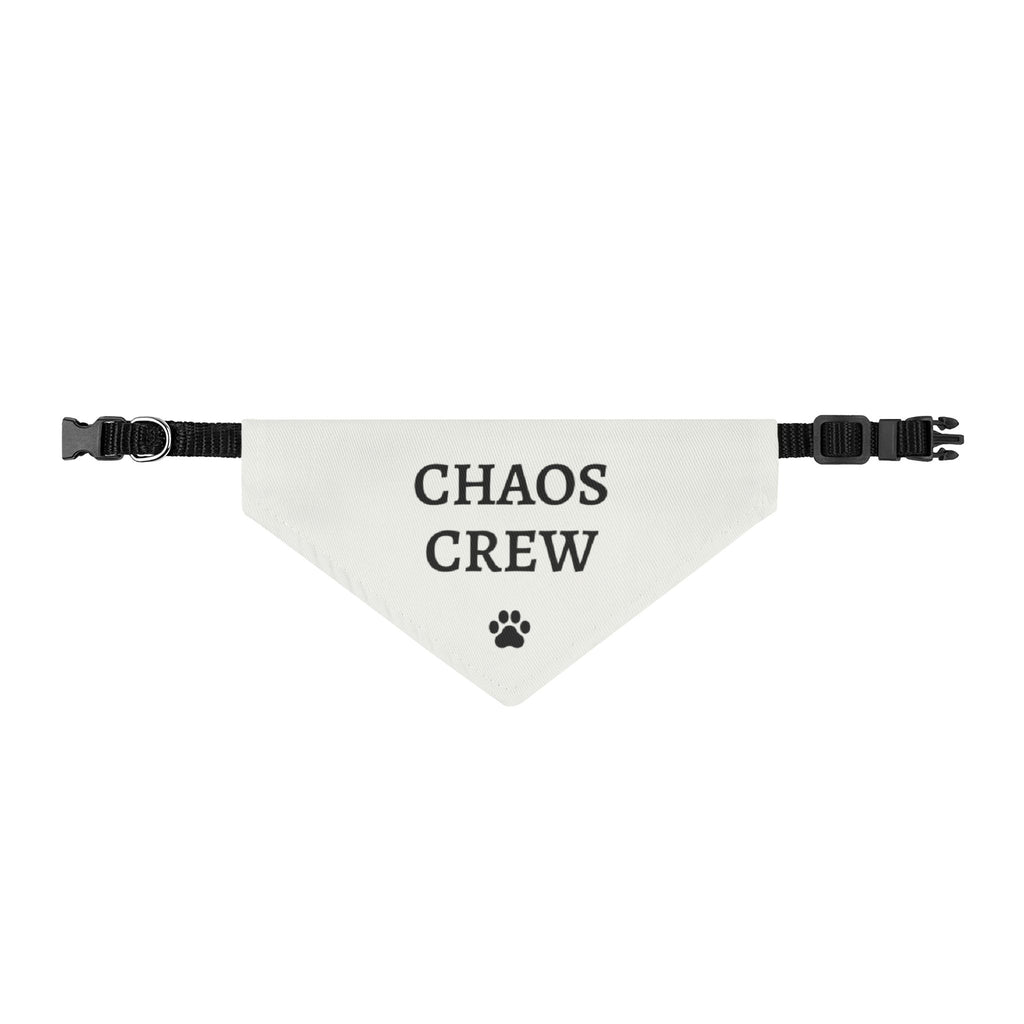 The "Chaos Crew" Clip-on Pet Bandana