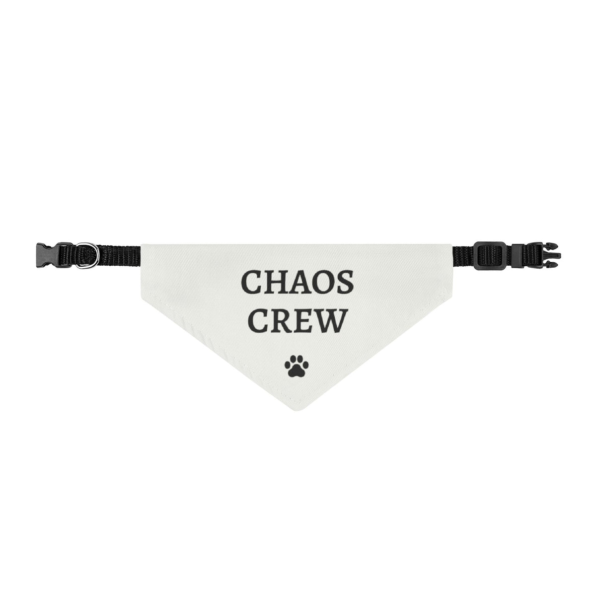 The "Chaos Crew" Clip-on Pet Bandana