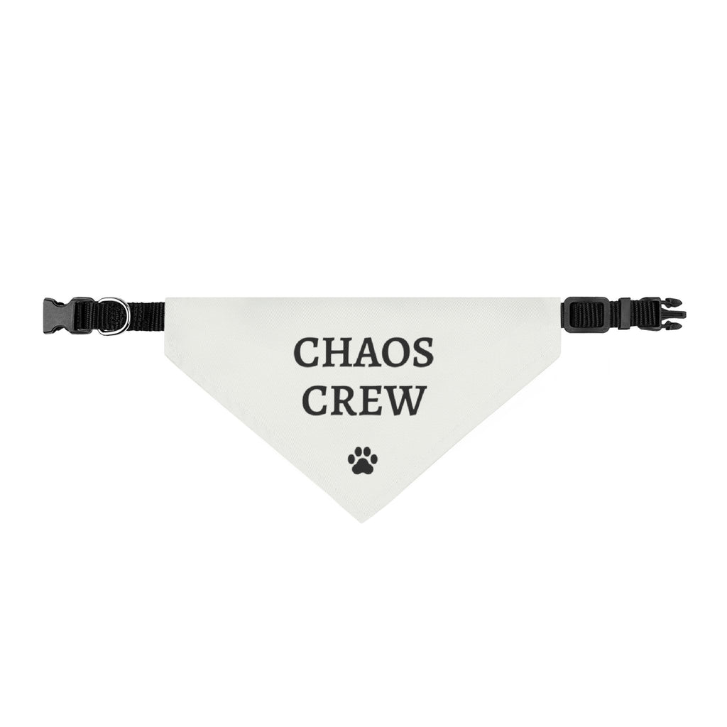 The "Chaos Crew" Clip-on Pet Bandana
